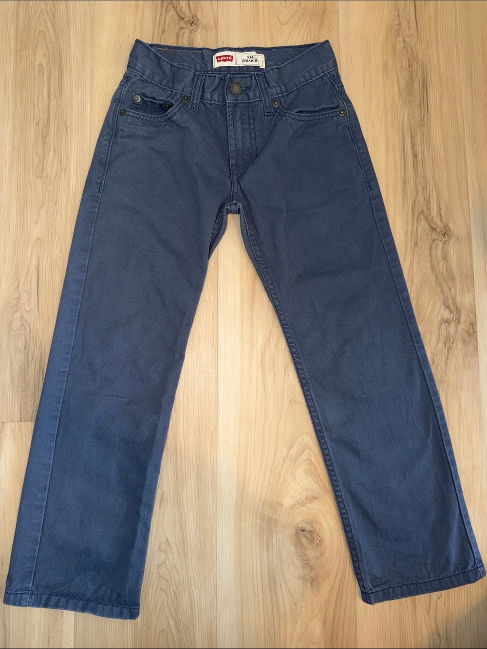 Levi's Boys 514 Straight-Leg Jeans- Navy